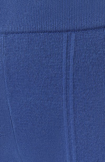 Джоггеры из кашемира и шерсти AND THE BRAND синего цвета по цене 83440 руб., арт. W24-P034-1201-444, фото 5 Джоггеры из кашемира и шерсти AND THE BRAND, арт. W24-P034-1201-444, фото 5