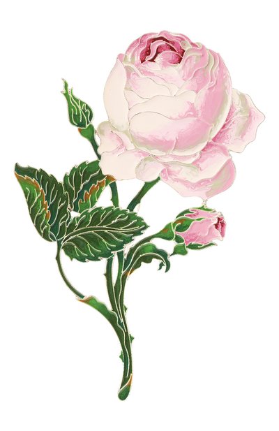 Женская брошь розы зимнего дворца РУССКИЕ САМОЦВЕТЫ, арт. 41669