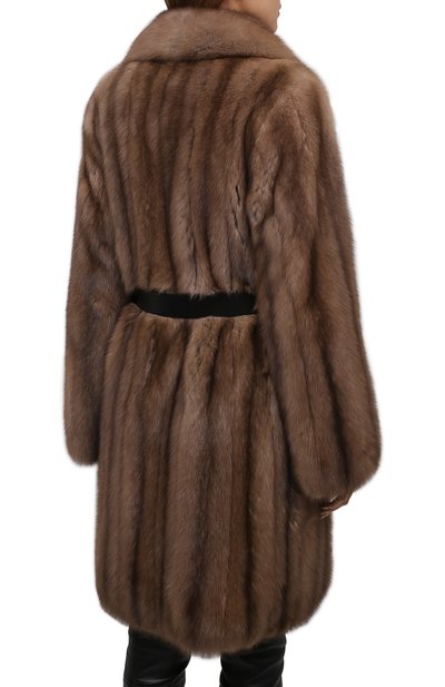 Шуба из меха соболя YVES SALOMON, арт. 20WYM42797ZICV, фото 4