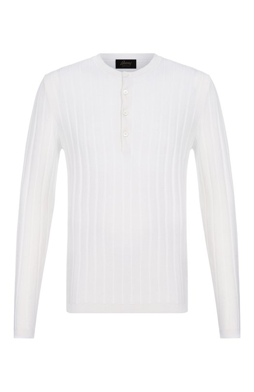 Джемпер из кашемира и шелка Brioni UMFW0L/PDK04 Белый UMFW0L/PDK04