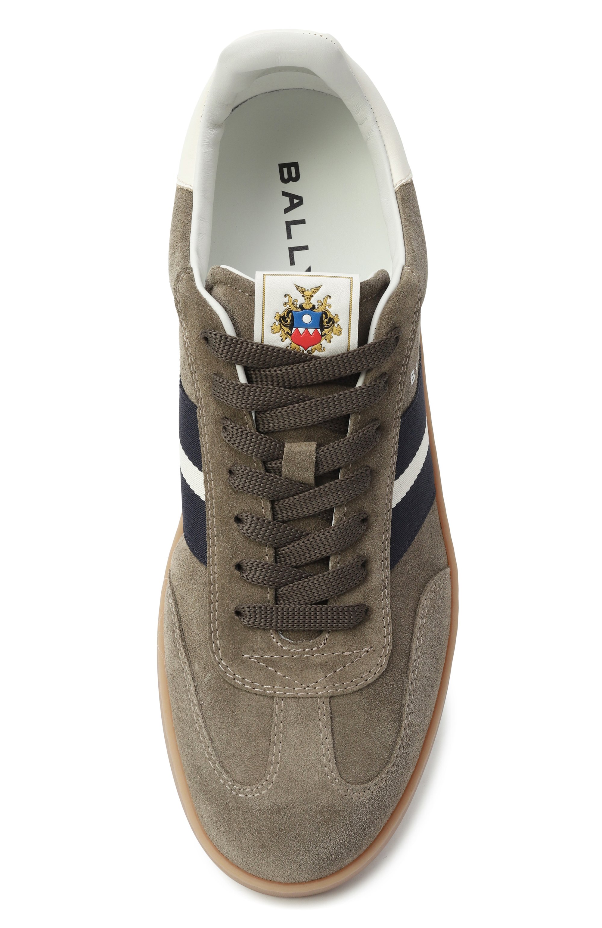 Замшевые кеды retro crest BALLY, арт. MSK0F7/SU005, фото 6