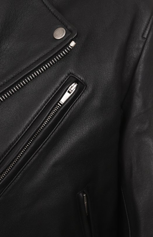 Кожаная куртка Saint Laurent 822089/YC0Q2 Чёрный  822089/YC0Q2 Фото 6