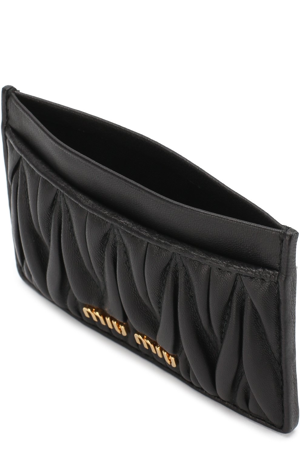 Кожаный футляр для кредитных карт MIU MIU, арт. 5M0208-N88-F0002, фото 3