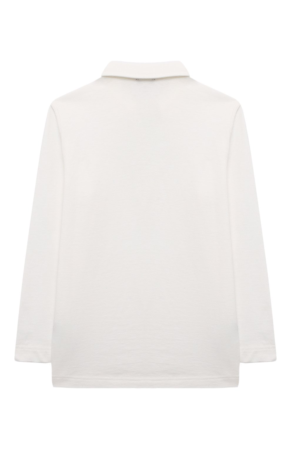 Хлопковое поло IL GUFO белого цвета по цене 8875 руб., арт. C0AP0032M0094/2A-4A, фото 2 Хлопковое поло IL GUFO, арт. C0AP0032M0094/2A-4A, фото 2