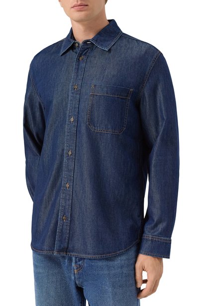 Джинсовая рубашка 12 STOREEZ, арт. 127225, фото 3