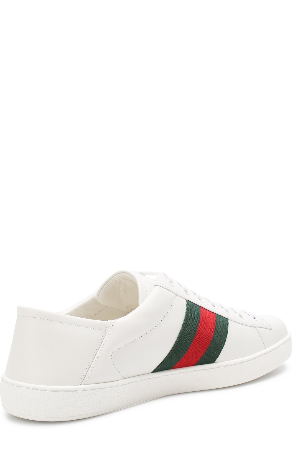 Кожаные кеды ace на шнуровке GUCCI, арт. 473762/A9L60, фото 4