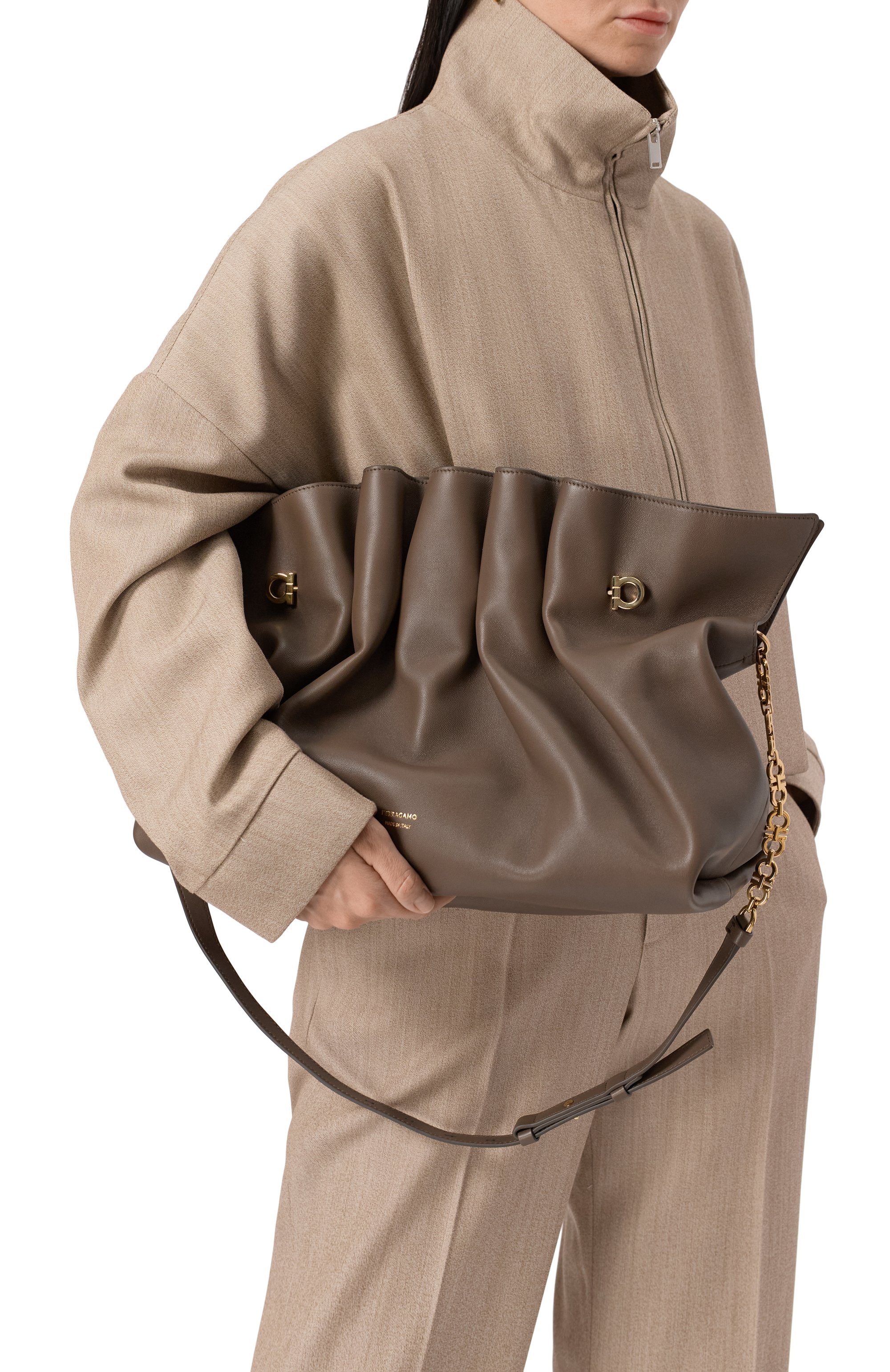 Сумка-тоут soft-bag large FERRAGAMO, арт. 219961/783293, фото 2