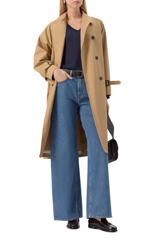 Пуловер из шелка и хлопка Weekend Max Mara RANIA Синий  RANIA Фото 2