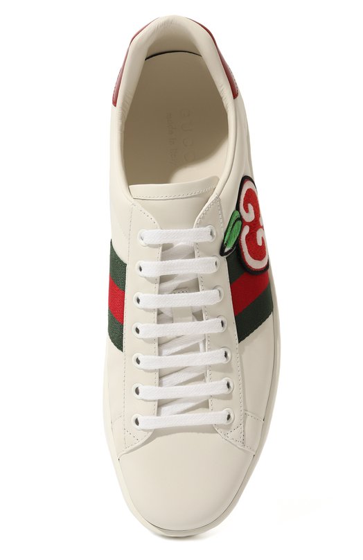 фото Кожаные кеды ace gucci