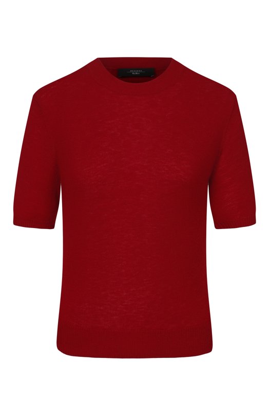 Пуловер из шерсти и кашемира Weekend Max Mara WKDMAREA Красный WKDMAREA