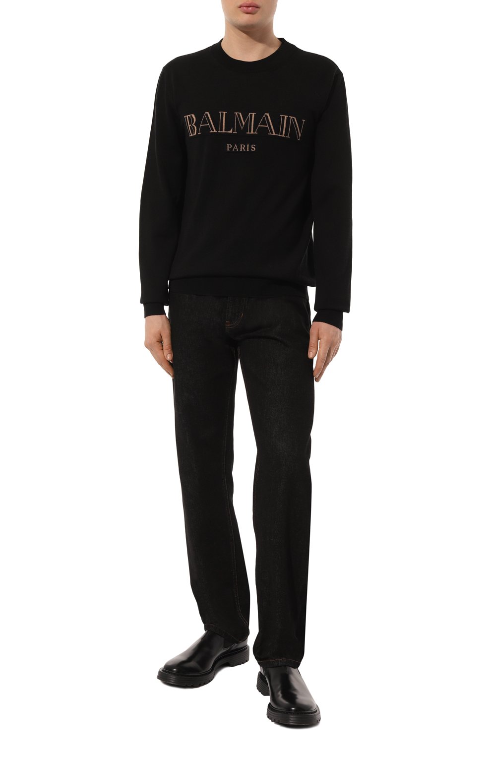 Шерстяной свитер BALMAIN, арт. AH0KD000KE60, фото 2