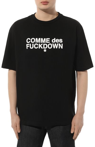 Хлопковая футболка COMME DES FUCKDOWN, арт. CFABM00008, фото 3