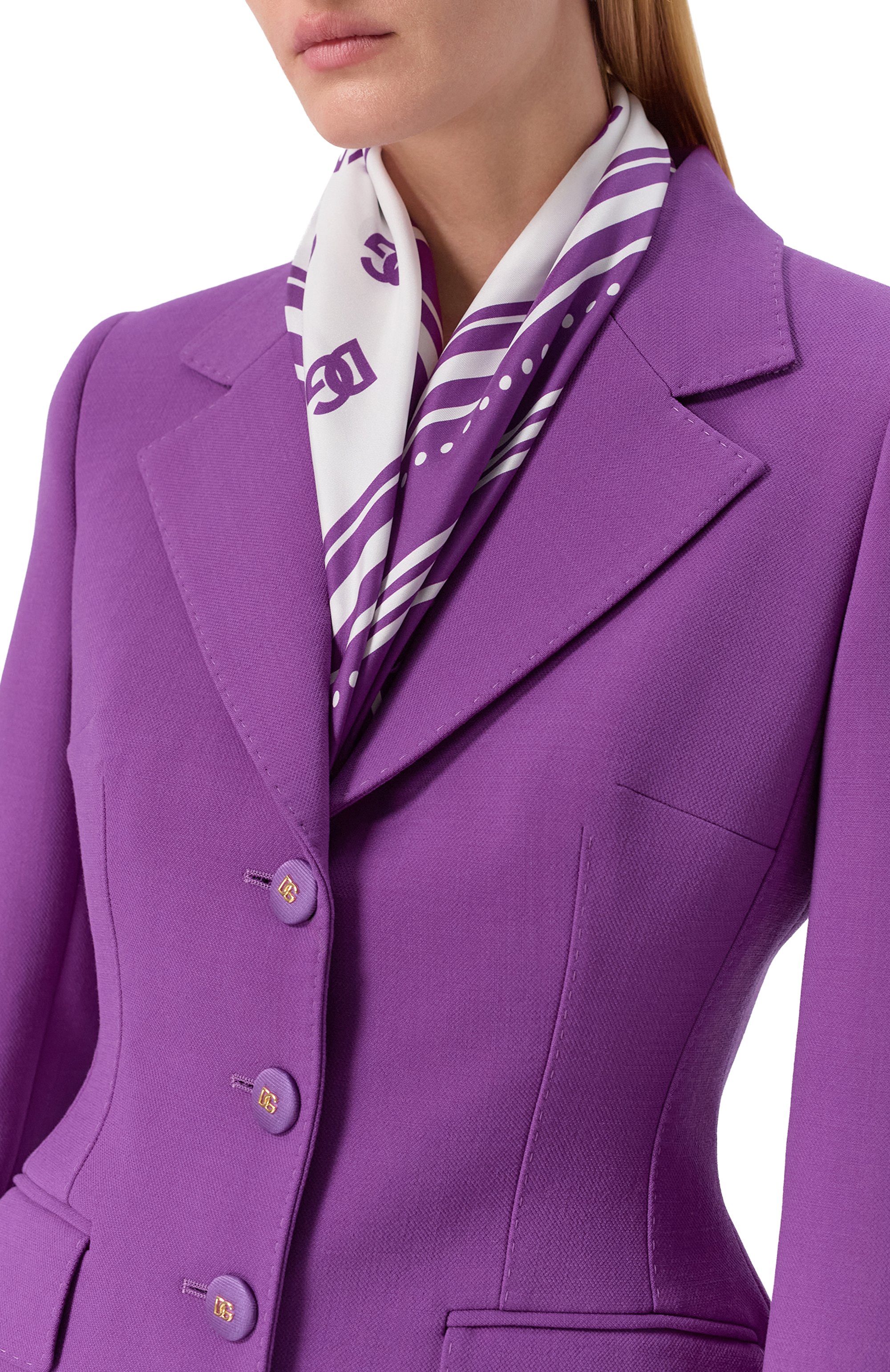 Шелковый платок DOLCE & GABBANA, арт. FN090R/GDDAS, фото 2