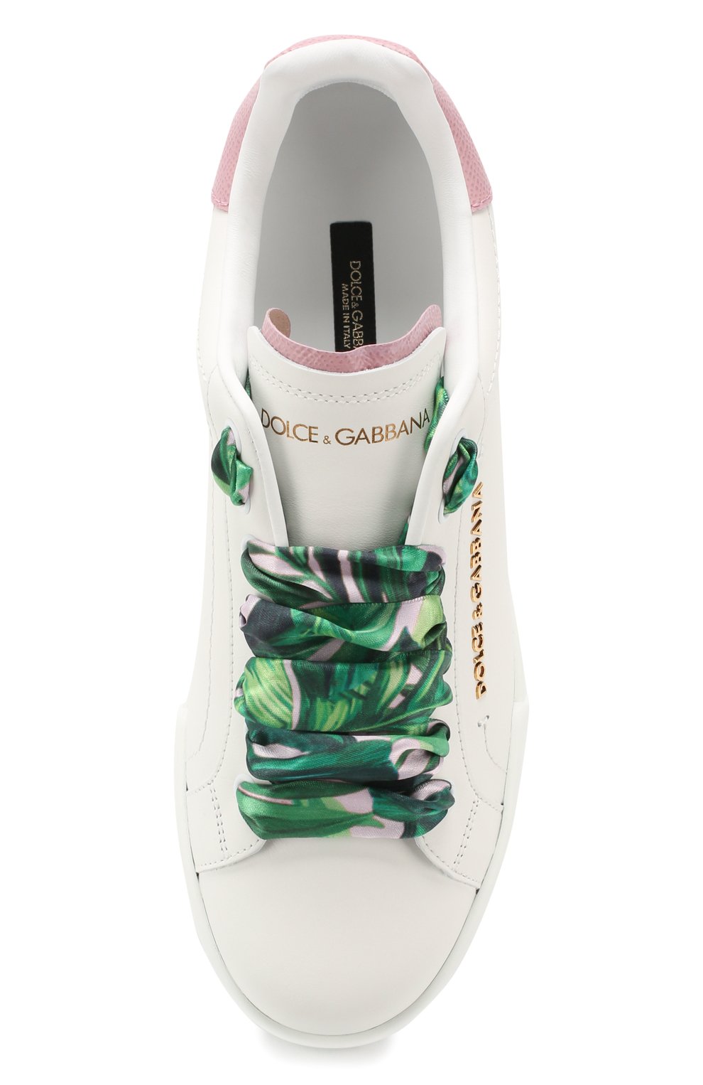 Кожаные кеды portofino light DOLCE & GABBANA, арт. CK1602/AW017, фото 5