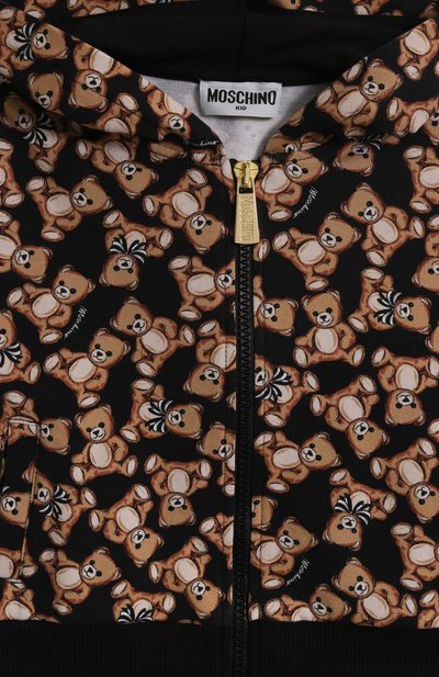 Хлопковая толстовка MOSCHINO, арт. HDF06F/LDB6C/4-8, фото 3