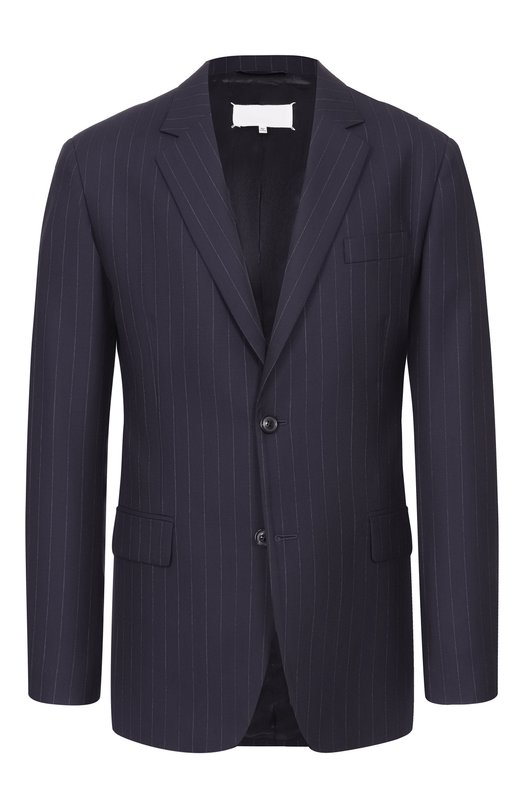 Шерстяной жакет Maison Margiela S29BN0414/M35581 Синий S29BN0414/M35581