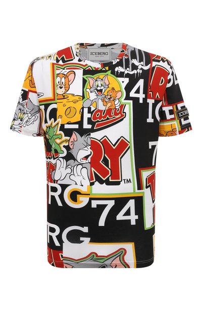 Хлопковая футболка ICEBERG, арт. F02C/6301, фото 1