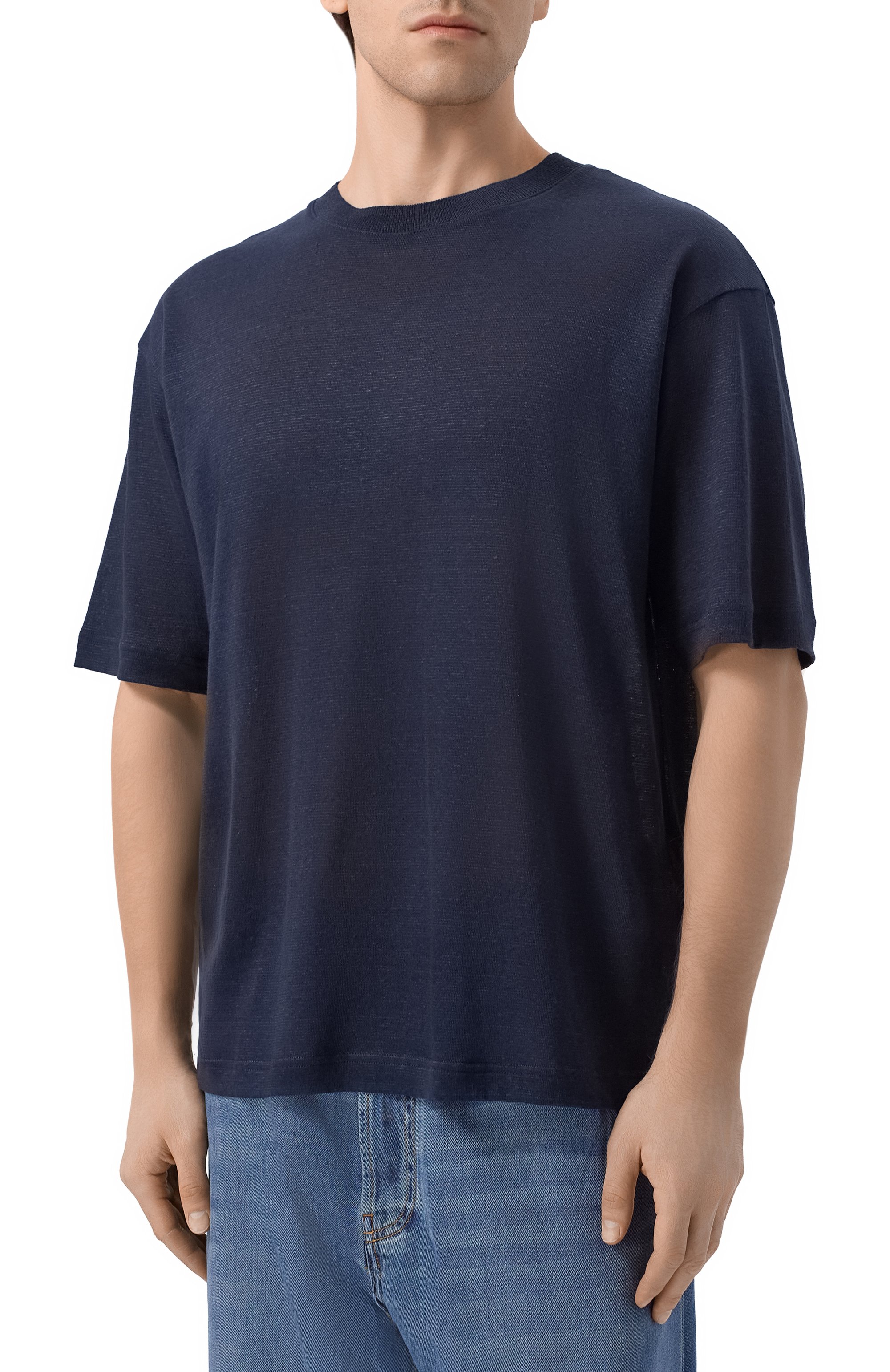 Футболк а изо льна и хлопка WHITE SAND, арт. 26SU40/657, фото 3