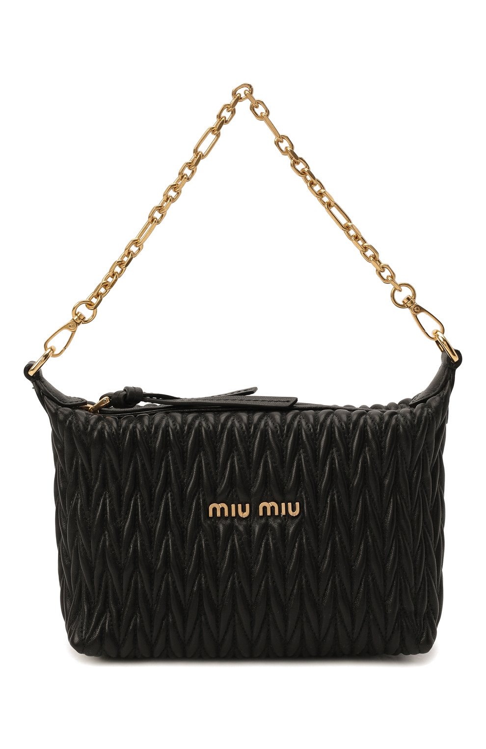 Сумка MIU MIU черного цвета по цене 100000 руб., арт. 5NE844-N88-F0002, фото 1 Сумка MIU MIU, арт. 5NE844-N88-F0002, фото 1