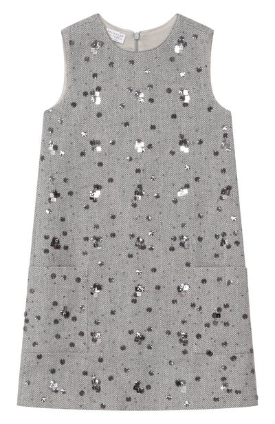 Хлопковое платье BRUNELLO CUCINELLI, арт. BB191A345B