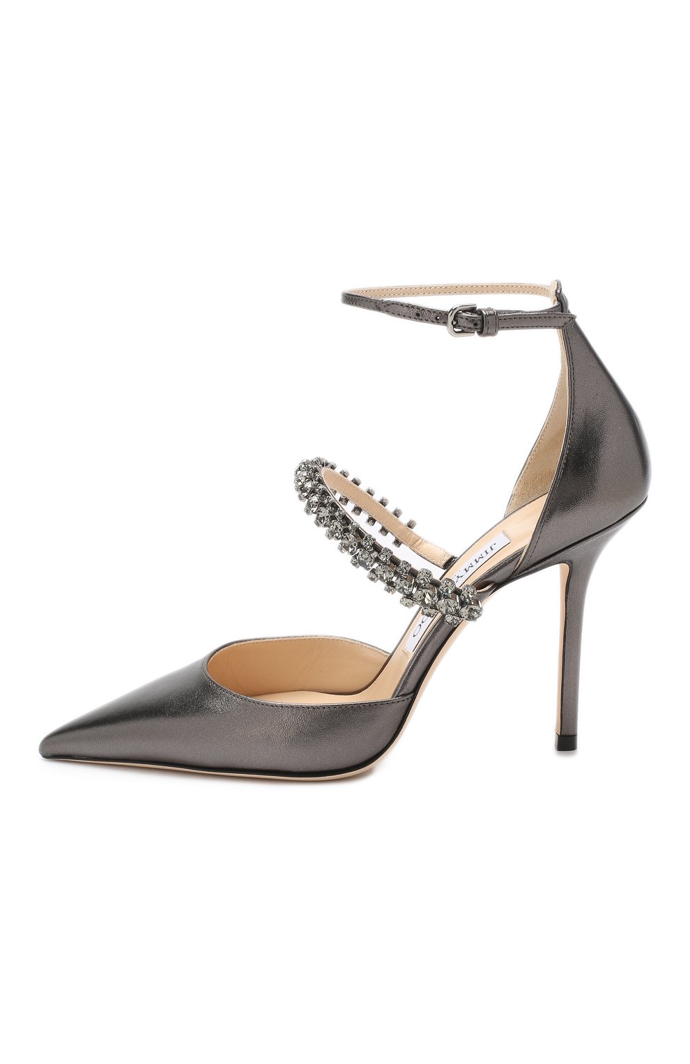 Кожаные туфли bobbie 100 JIMMY CHOO, арт. B0BBIE 100/MNA, фото 3