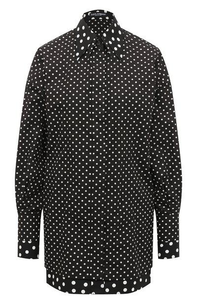 Женская хлопковая рубашка DOLCE & GABBANA, арт. F5007T/FS562