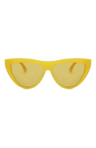 Солнцезащитные очки BOTTEGA VENETA желтого цвета по цене 39600 руб., арт. BV1018S, фото 3 Солнцезащитные очки BOTTEGA VENETA, арт. BV1018S, фото 3