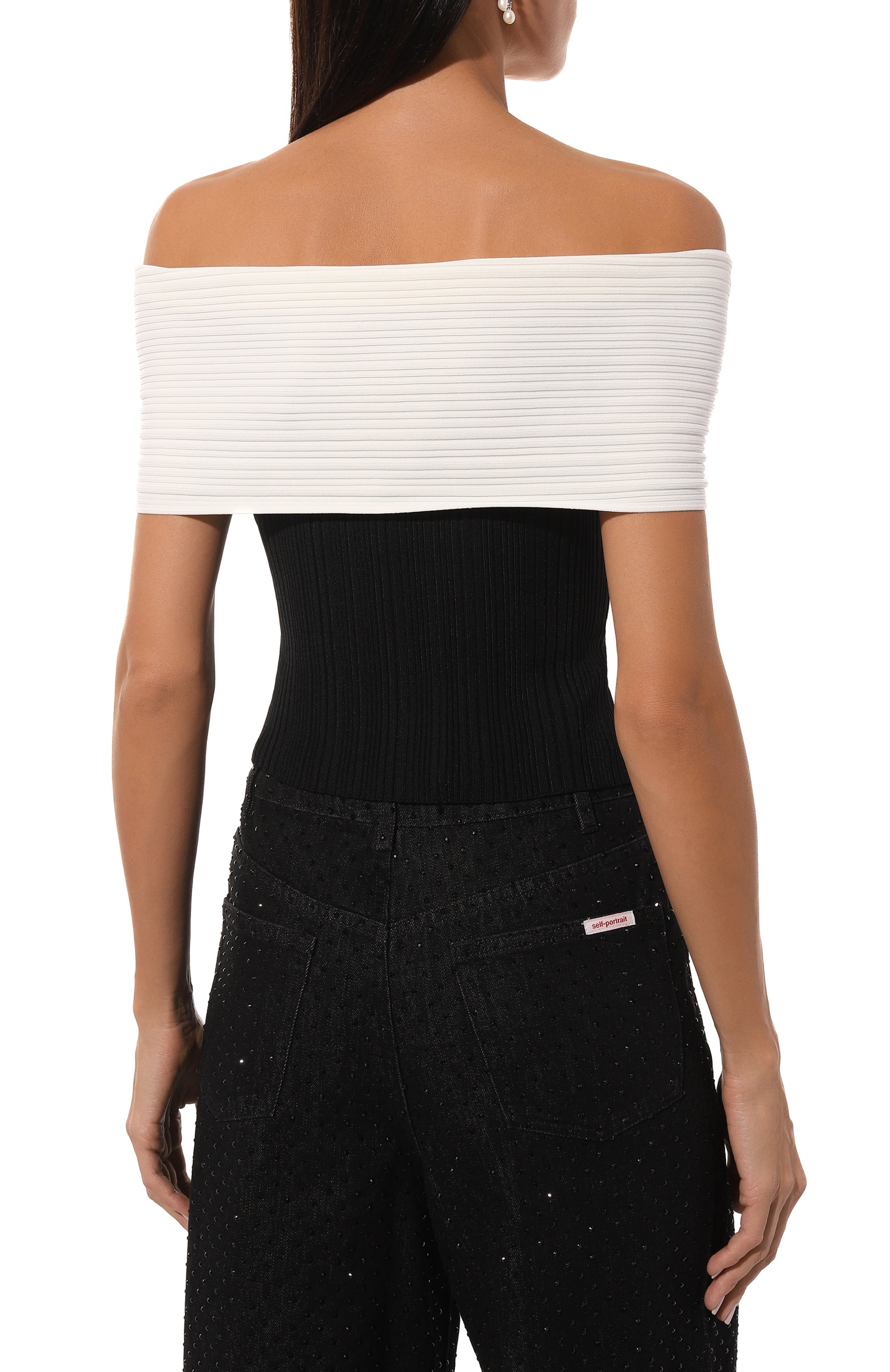 Топ SELF-PORTRAIT, арт. AW24-116T-B, фото 4