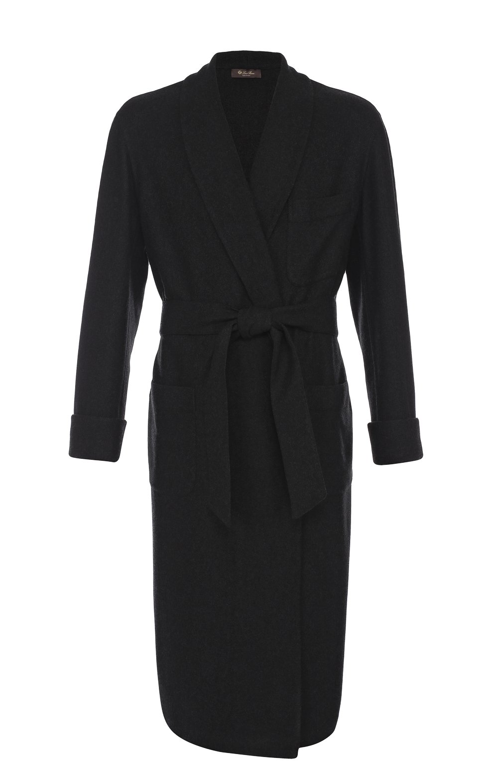 Кашемировый халат с поясом и шалевым воротником LORO PIANA, арт. FAG2896, фото 1