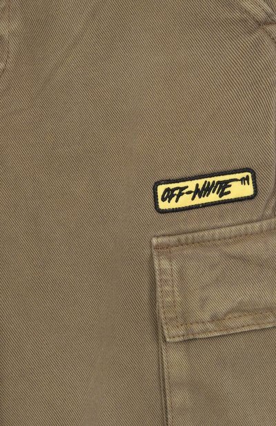 Хлопковые брюки-карго OFF-WHITE, арт. 0BCF008S26FAB001, фото 3