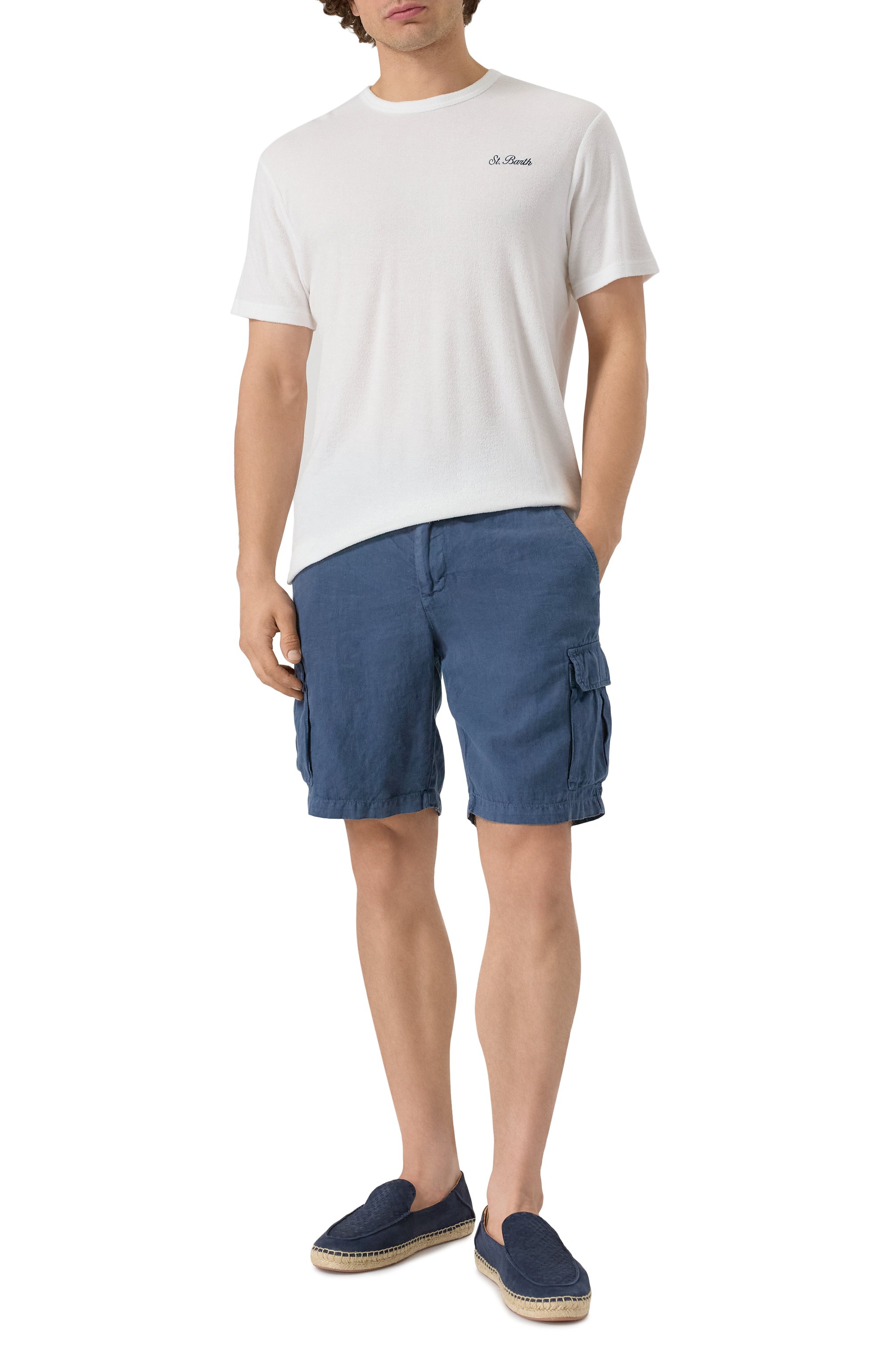 Льняные шорты MC2 SAINT BARTH, арт. STBM R0DI/01968H, фото 2