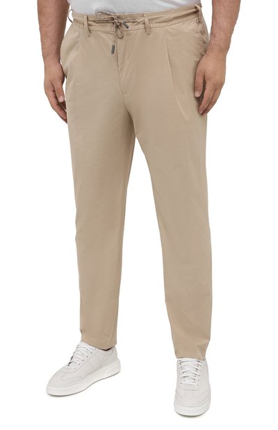 Хлопковые брюки EDUARD DRESSLER, арт. 150138/51W09, фото 3