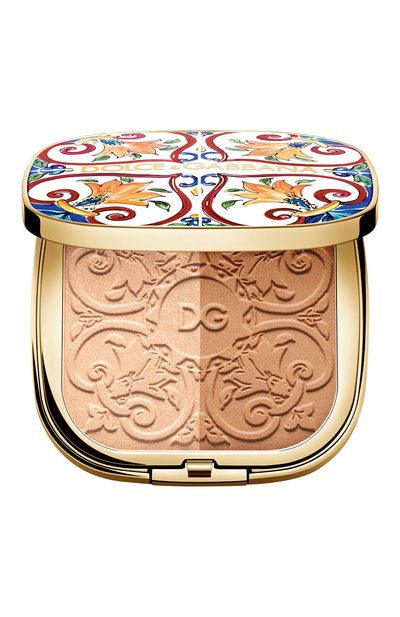 Женские румяна-хайлайтер для лица solar glow, оттенок golden sand 3 (10g) DOLCE & GABBANA, арт. 3423473052555