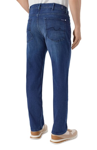 Джинсы slimmy 7 FOR ALL MANKIND темно-синего цвета по цене 29150 руб., арт. 7TC40C42-1VS, фото 4 Джинсы slimmy 7 FOR ALL MANKIND, арт. 7TC40C42-1VS, фото 4