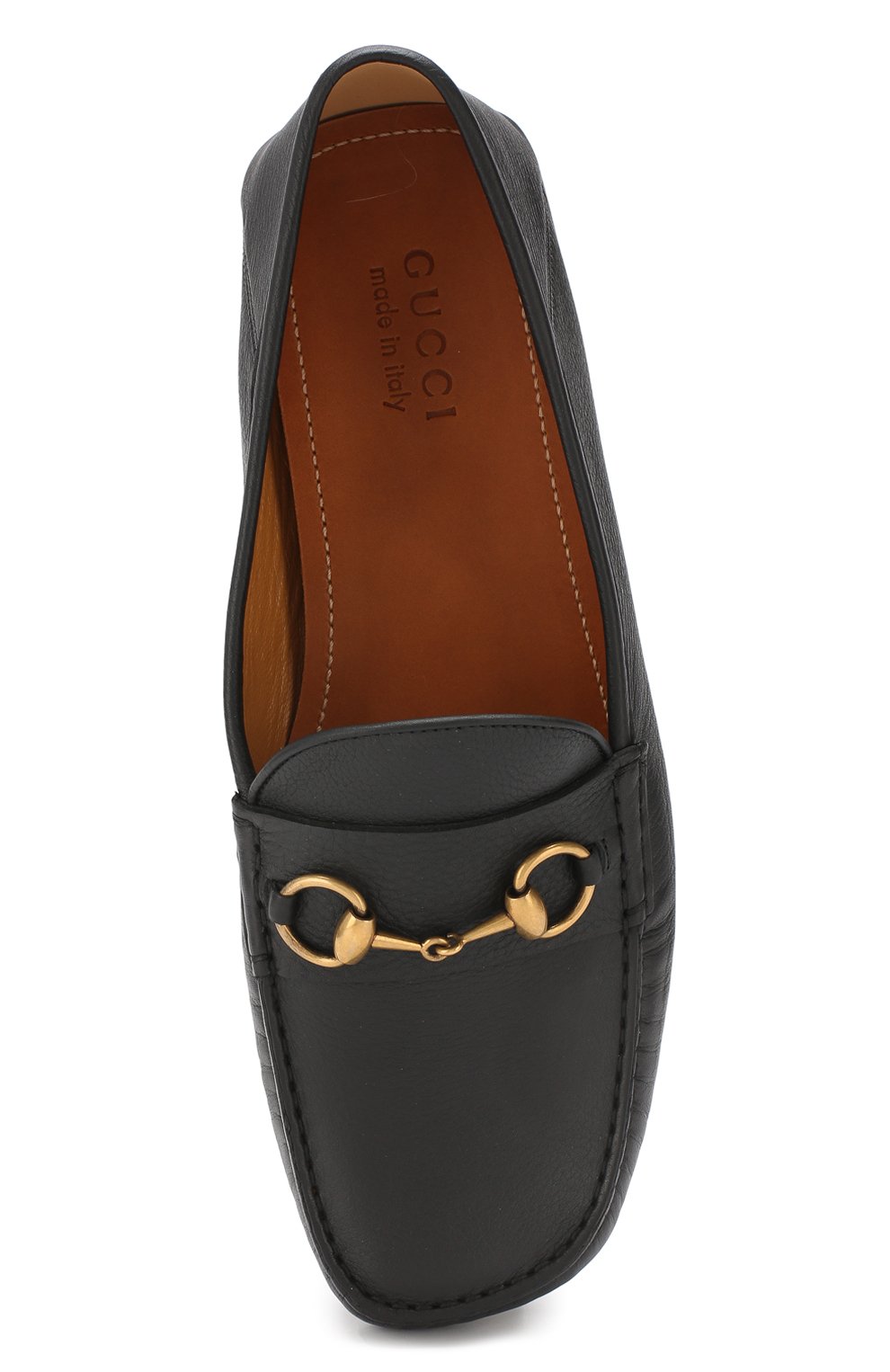 Кожаные мокасины GUCCI, арт. 548604/BX000, фото 5