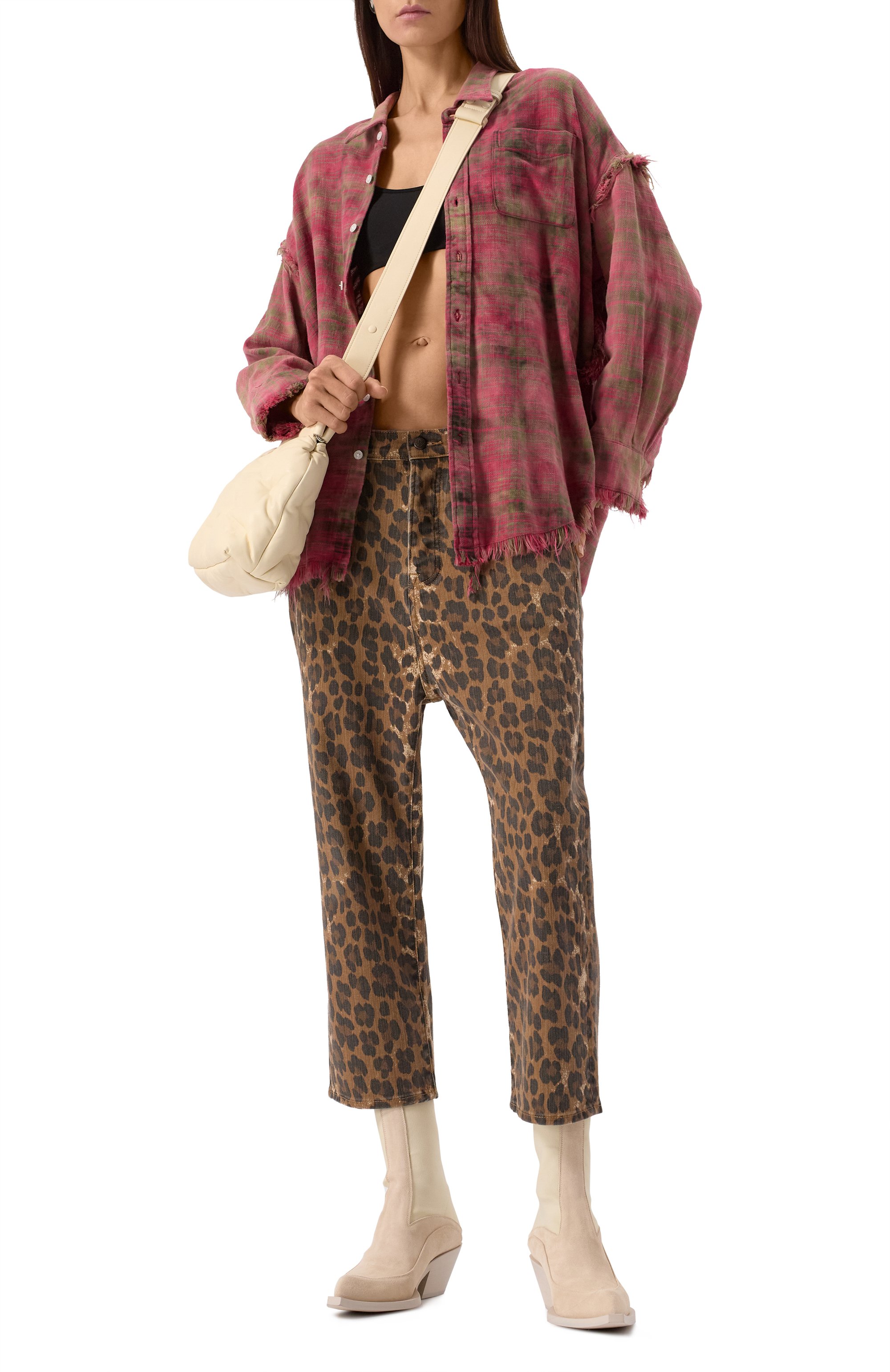 Хлопковая рубашка R13, арт. R13WR075-R461B, фото 2