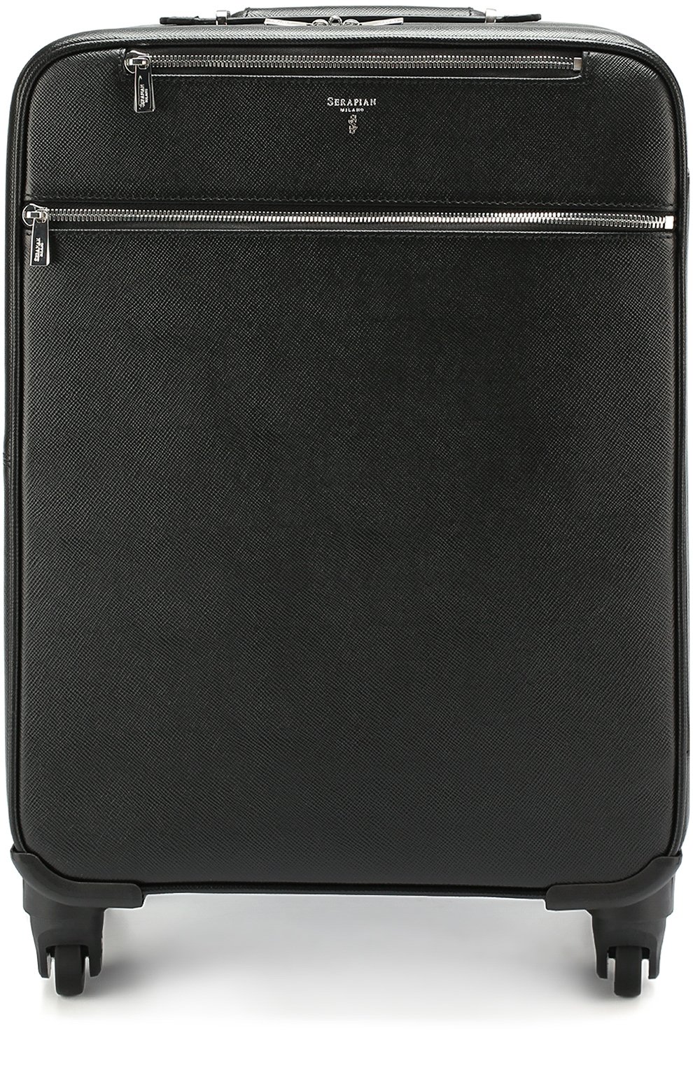 Кожаный дорожный чемодан с внешними карманами на молнии SERAPIAN, арт. SEV0EULL6369M34B, фото 1