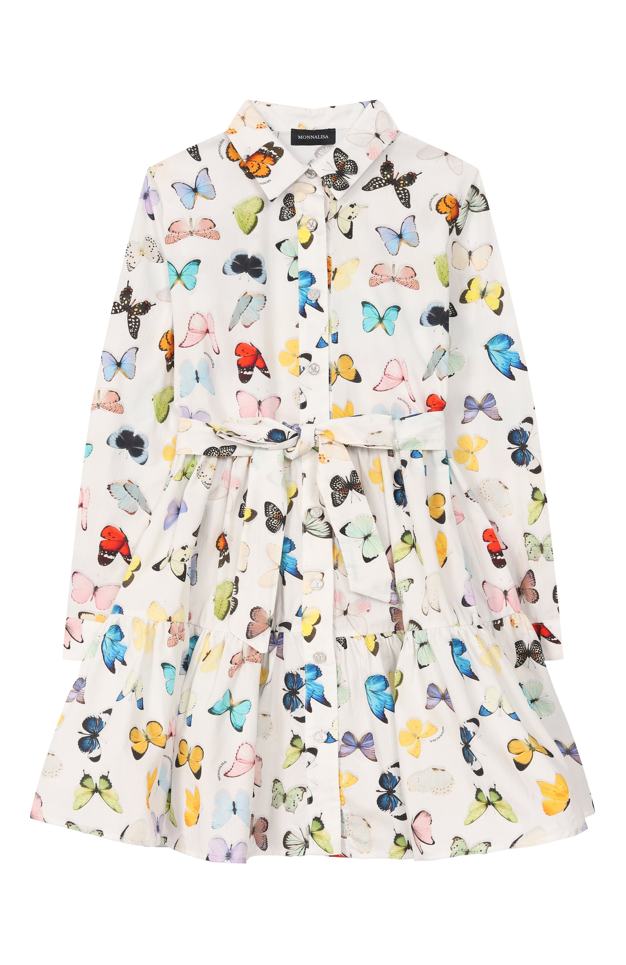 Хлопковое платье MONNALISA, арт. 41G908, фото 1