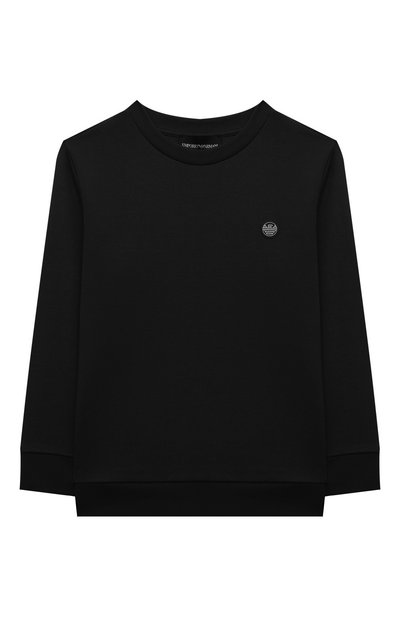 Свитшот EMPORIO ARMANI темно-синего цвета по цене 13500 руб., арт. 3K4MJ3/4J4IZ, фото 1 Свитшот EMPORIO ARMANI, арт. 3K4MJ3/4J4IZ, фото 1