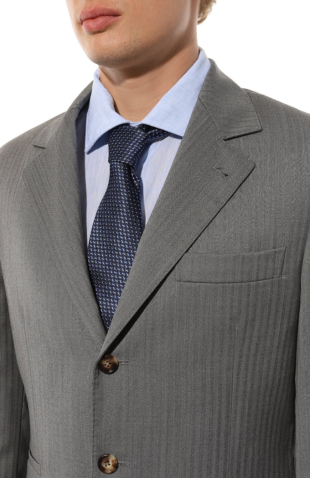 Шелковый галстук CANALI, арт. 18/HJ03848, фото 2