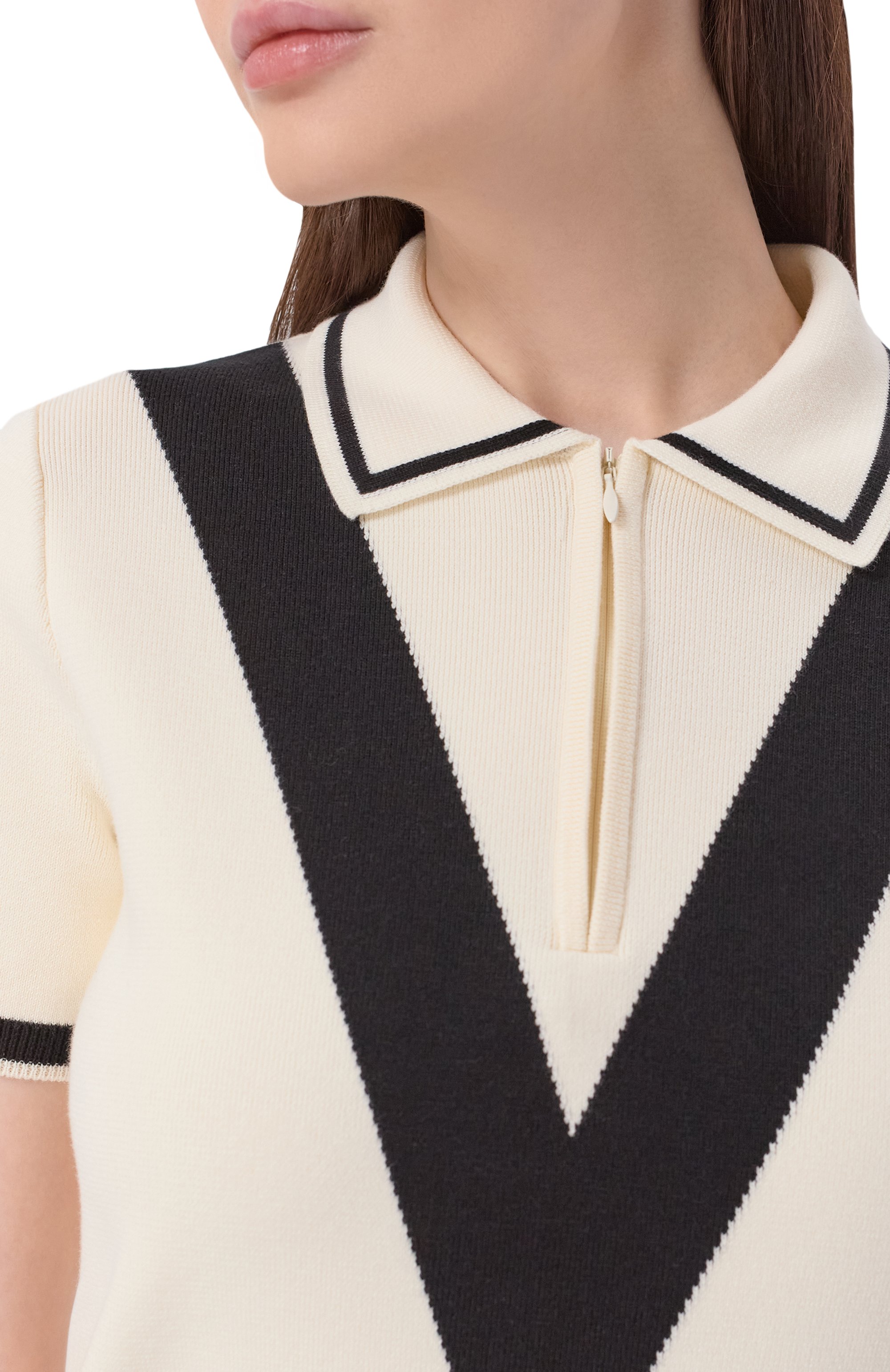 Хлопковое поло VALENTINO, арт. 8B3KP00I/A18, фото 5