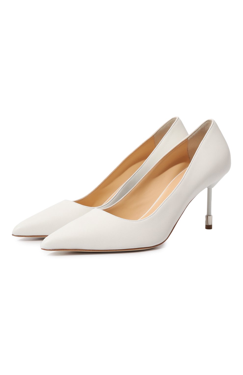 Кожаные туфли RUBEUS MILANO белого цвета по цене 73550 руб., арт. RU21/75/CALFSKIN, фото 1 Кожаные туфли RUBEUS MILANO, арт. RU21/75/CALFSKIN, фото 1