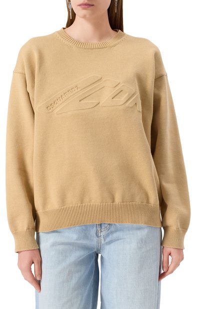 Хлопковый пуловер DSQUARED2, арт. S80HA0018/D13109, фото 3