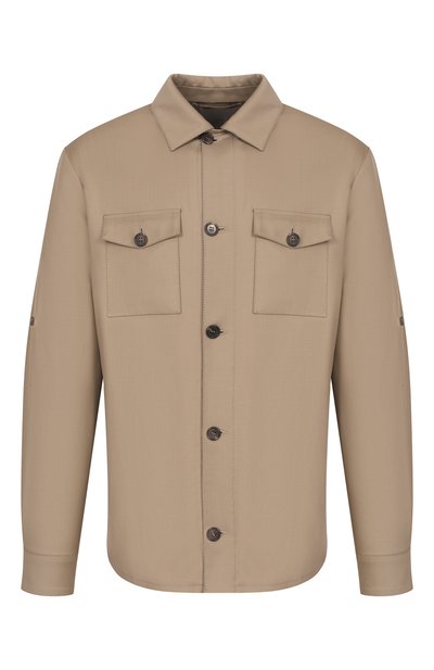 Мужская шерстяная куртка-рубашка MVST, арт. M26.CSM.J404/V0074-TECH W00L