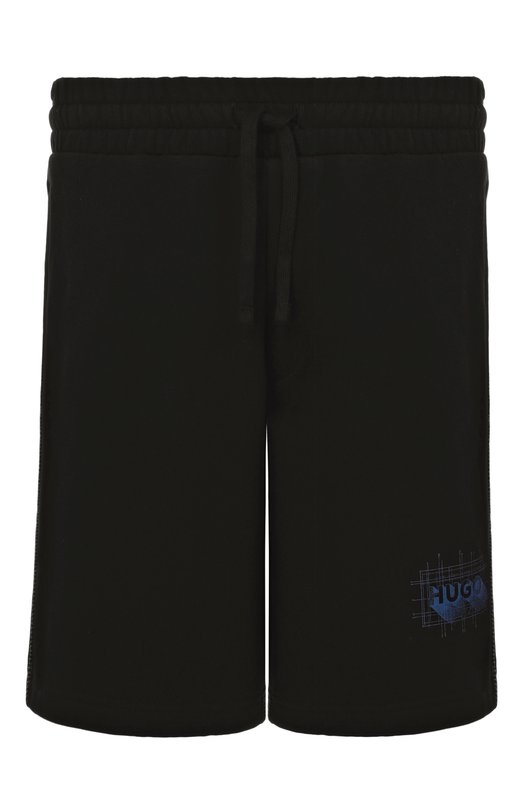 Хлопковые шорты HUGO Blue 50553499 Чёрный 50553499
