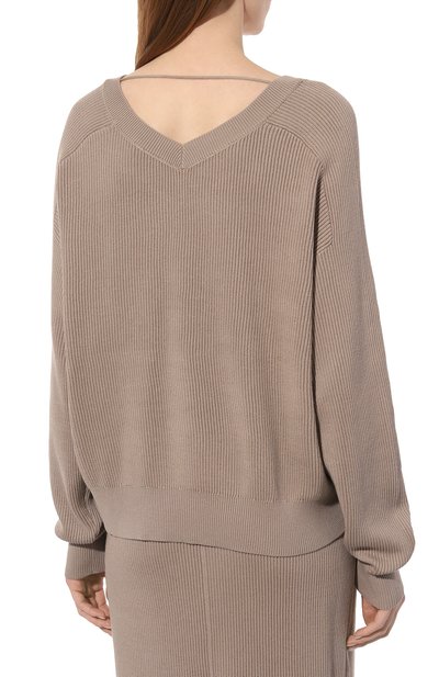 Хлопковый пуловер BRUNELLO CUCINELLI, арт. M1919B1351, фото 4