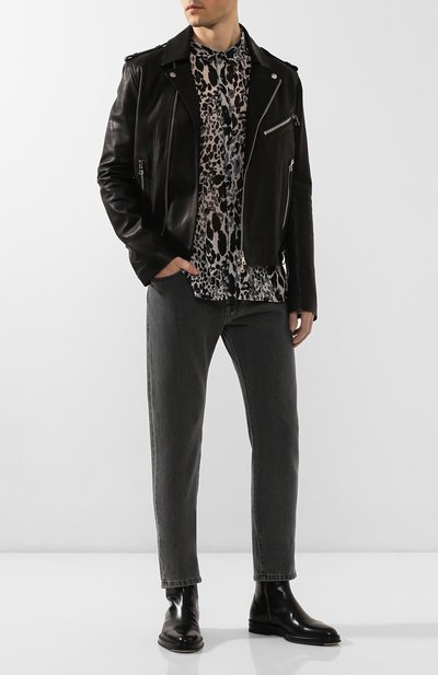 Рубашка из смеси хлопка и шелка SAINT LAURENT, арт. 599291/Y1A69, фото 2