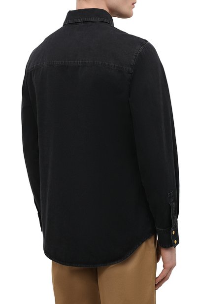 Джинсовая рубашка GUCCI черного цвета по цене 99950 руб., арт. 626480/XDBJD, фото 4 Джинсовая рубашка GUCCI, арт. 626480/XDBJD, фото 4