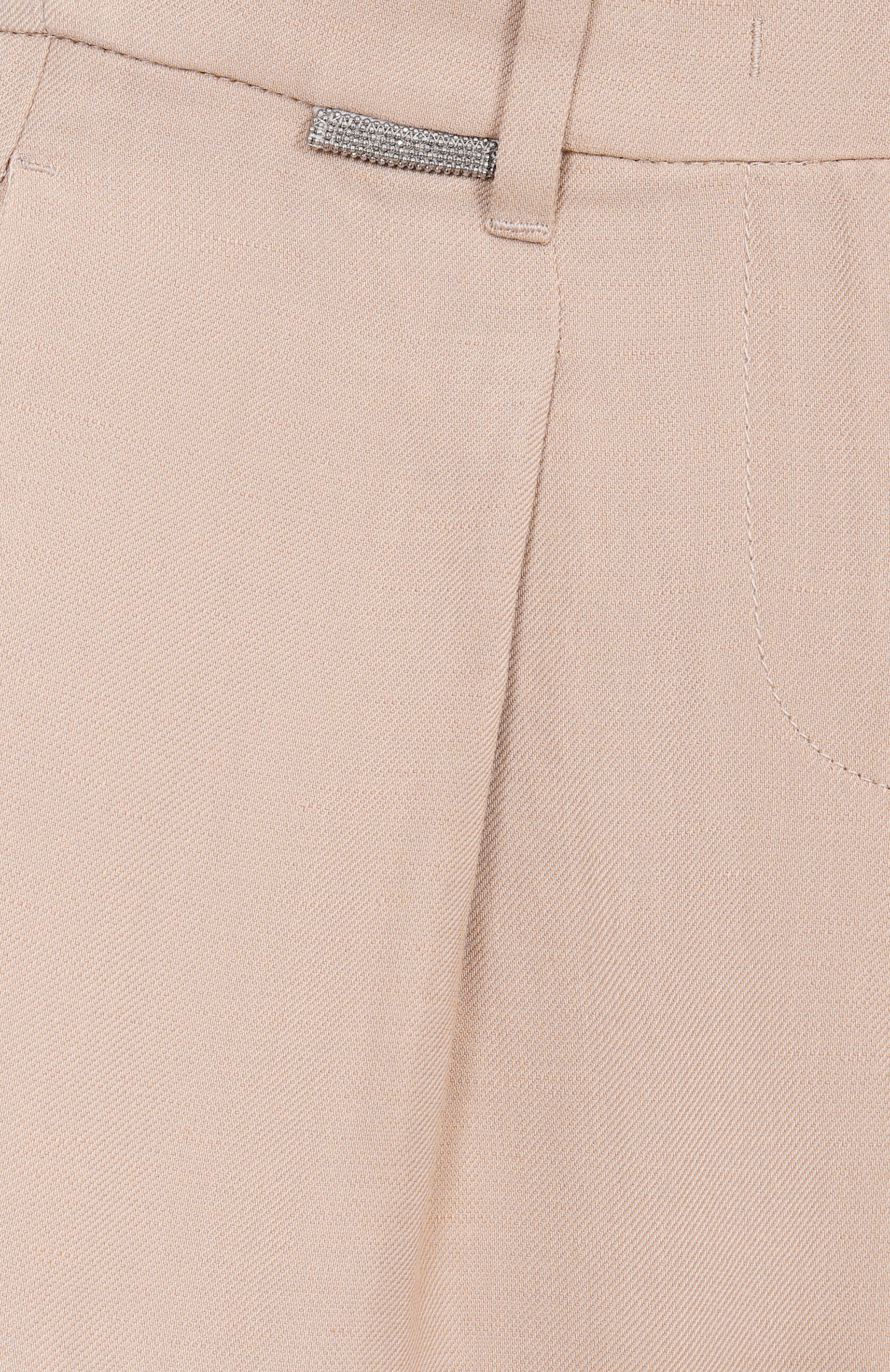 Брюки из вискозы и льна BRUNELLO CUCINELLI, арт. BH126P214B, фото 3