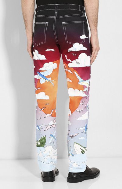 Джинсы CASABLANCA разноцветного цвета по цене 55400 руб., арт. MS20-TR-002 CASABLANCA SPEED B0AT CLUB, фото 4 Джинсы CASABLANCA, арт. MS20-TR-002 CASABLANCA SPEED B0AT CLUB, фото 4